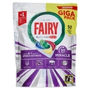 Fairy Pastiglie Lavastoviglie Platinum Plus All in One Miracle, Detersivo Piatti Limone 50 Caps 823g